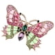 thumbnail image 2 of Pin de mariposa, pin de ropa personalizado, broche de metal con diamantes de imitación, pin de solapa para traje y sombrero, 2 of 6