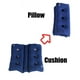 thumbnail image 5 of Cojín inflable plegable para viaje, asiento, rueda, avión, almohada Azul oscuro, 5 of 6