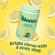 Bloom Nutrition Greens & Superfoods Powder, for Digestive Health, Citrus, 60 Servings