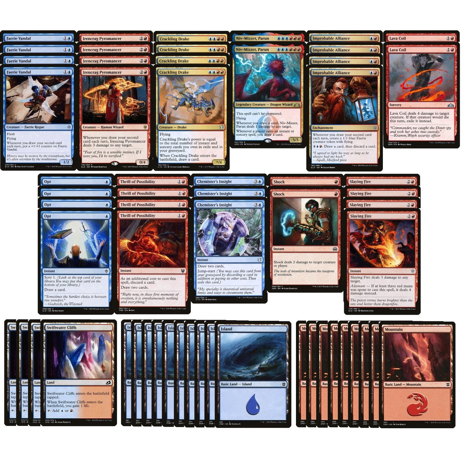 Magic: The Gathering Blue/Green Merfolk Deck - 60 Card Modern Legal Custom Built MTG Deck