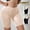 🔥 Beige, variant on Gifts USSUMA Womens Seamless High‑Waist Sculpting Shaping Shorts Zipper Open Crotch Tummy Control Waist Lifter Hip Lift Compression Postpartum Recovery Shapewear for Workouts Daily Wear