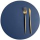 thumbnail image 1 of Rund Tischsets Abwaschbar, Leder Kunstleder Platzset Wasserdicht, 32cm, 1 of 7