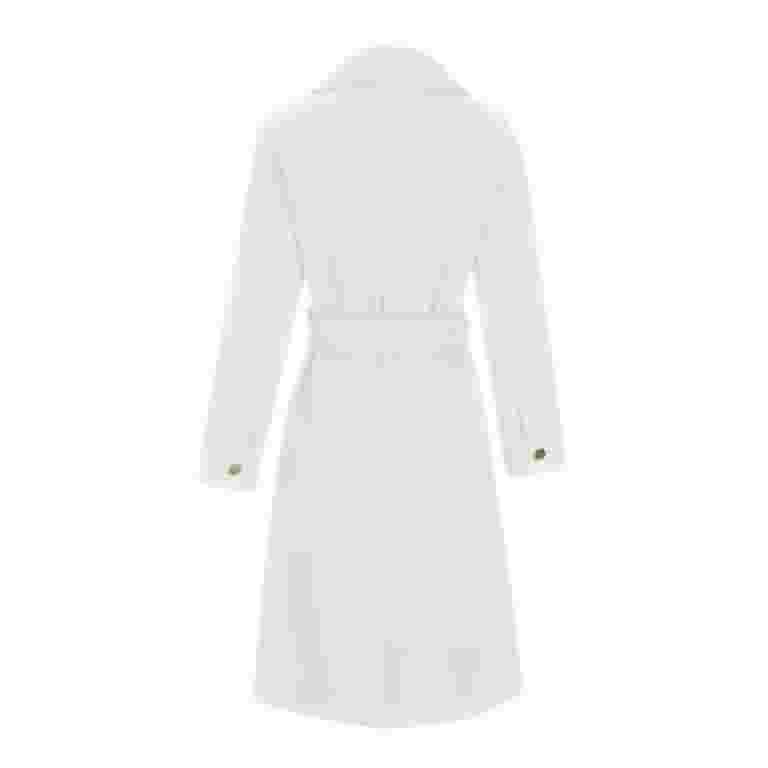 Fashion Bandage Long Sleeve Lapel Woolen Coat Fashion Bandage Long Sleeve Lapel Woolen Coat