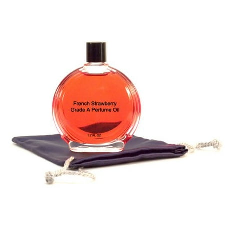 - French Strawberry Perfume Oil - 1.7 oz in Premium Glass Bottle