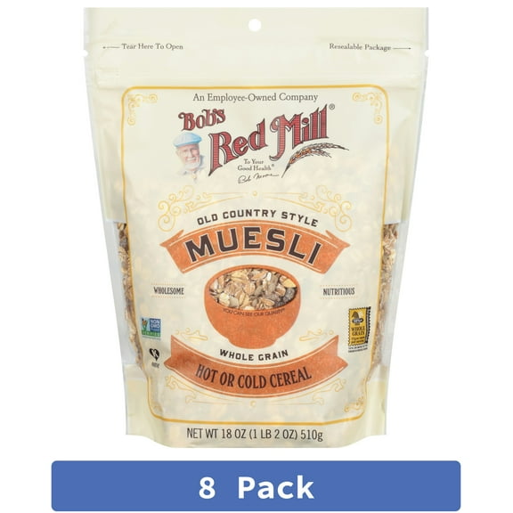Bob's Red Mill Muesli Cereal 18 oz (Pack of 8)