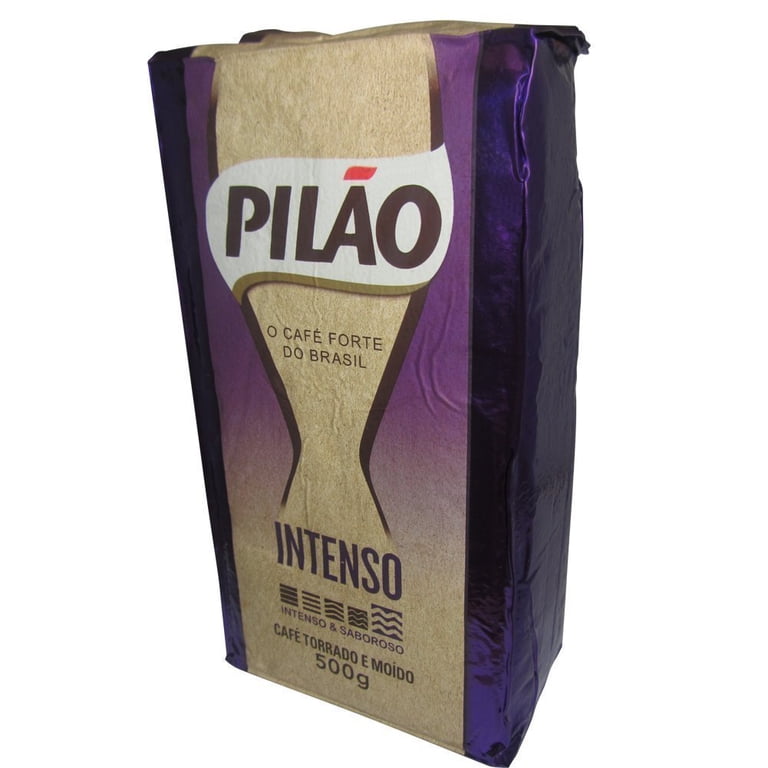 Café Pilão Intenso Brazilian Coffee - 500g Bags, Pack Of 3 (Intense Roast)