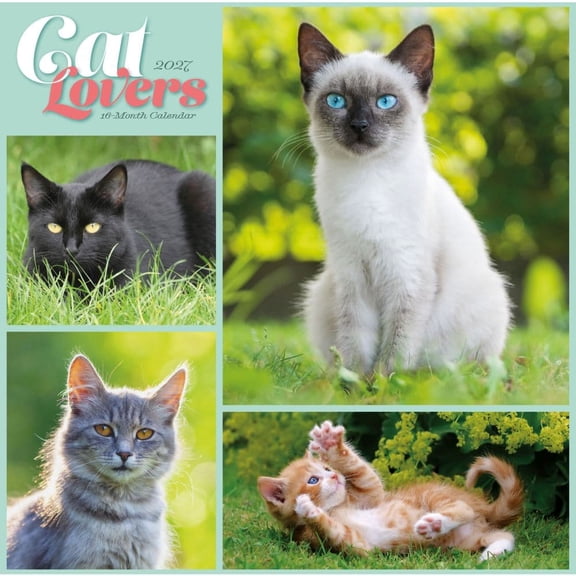 Carousel Calendars, Cat Lovers 2027 Wall Calendar
