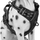 thumbnail image 1 of Arnés para perro que no tira, arnés de chaleco cómodo y reflectante con 2 correas delanteras y traseras y mango de fácil control ajustable (negro, XL), 1 of 5