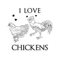thumbnail image 2 of CafePress - I Love Chickens - Keepsake Box, Finished Hardwood Jewelry Box, Velvet Lined Memento Box, 2 of 5