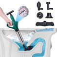 thumbnail image 1 of Zamus Destapador de Drenaje de Aire, Destapador de Ba&ntilde;o de Acero Inoxidable, Destapaca&ntilde;os Inodoro de Alta Presi&oacute;n, Destapa Ca&ntilde;os con 4 Ventosas Especializad, 1 of 6