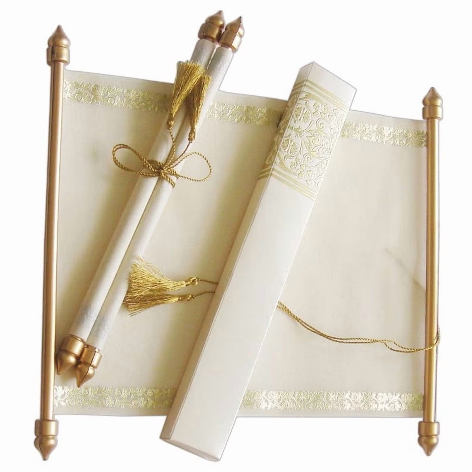 Scroll Wedding Card Bridal Shower Invitation, Wedding Engagement Party Invitations, Sweet 16 Baby Shower Birthday Scroll Greeting Cards