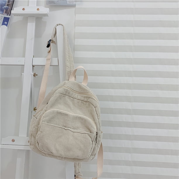 Mini mochila de pana Bolso bandolera informal Bolsos escolares Bolsos y carteras Likrtyny Para Estrenar