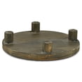 thumbnail image 7 of Pemberly Row 11.75" 3 Leg Wood Stand in Dark Brown Finish, 7 of 7