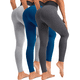 thumbnail image 1 of Set 3 Mallones Mujer Leggings Stretch Leggins Mayon Mallas, 1 of 5