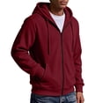 thumbnail image 5 of Hoodie for Man Casual Fashionable Long Sleeved Hooded Pocket Top Long Sleeve Zip Up Hooded Sweatshirts, 5 of 6