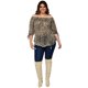 thumbnail image 5 of Blusa campesina Roman Fashion/Tallas Extras, 1608 (Beige) beige 38 Roman Fashion BL-GUS-1608-BEIGE-ALL, 5 of 6