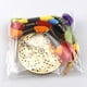 thumbnail image 2 of Llavero de madera Exquisito estilo de rangoli DIY Etiquetas de madera Artes y artesanía Forma redonda para bolsa de mochila Bebé Principiantes 10 paquetes Guardurnaity HA012698-00, 2 of 7
