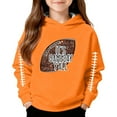 thumbnail image 4 of WERYOUNG Kids Youth Football Sports Hoodie Long Sleeve Athletic Pullover Graphic Print Hooded Sweatshirts For Boys And Girls Casual Wear 3-4 Years, 4 of 4