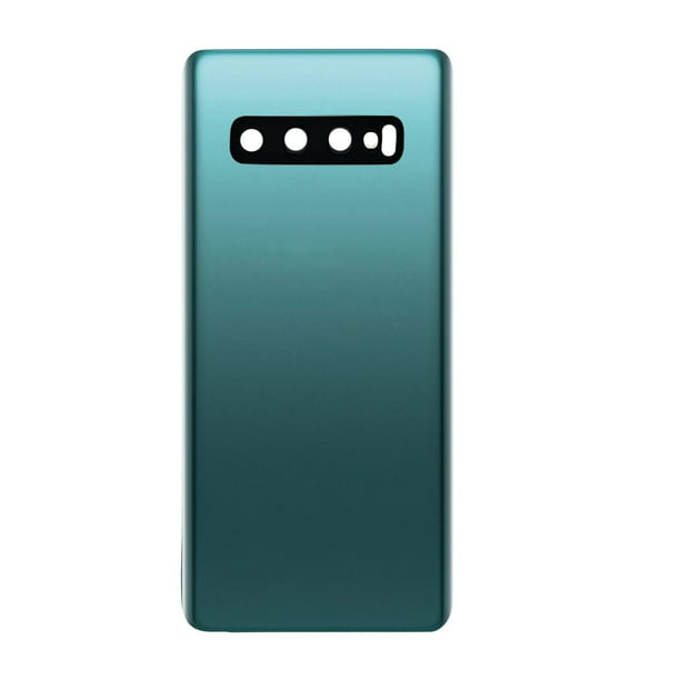 Batterie de Remplacement Arrière Boîtier Couvercle en Verre + Objectif de la Caméra pour Samsung Galaxy S10 Plus SM-G975W - Vert