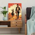 thumbnail image 5 of Wild West Cowboy Canvas Prints/Wall Art，Suitable for Living Room， Bedroom， Office， Dining Room， and Bar Decoration., 5 of 8