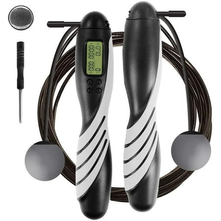 Jump rope digital counter adjustable - speed rope jumping rope with ...