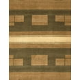 thumbnail image 1 of Ahgly Company Indoor Rectangle Abstract Caramel Brown Abstract Area Rugs, 3' x 5', 1 of 6