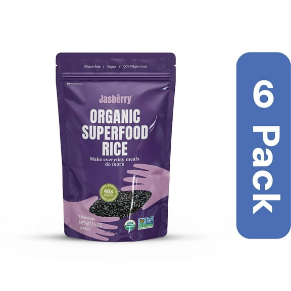 Jasberry Superfood Rice 15 oz (Pack Of 6)