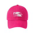 thumbnail image 4 of XIAOCHA Women's Printed Cancer Fight Baseball Cap Adjustable Support Trucker Hat Event Dad Hat,Hot Pink, 4 of 4