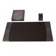thumbnail image 1 of Dacasso D6237 Protacini Castlerock Gray Italian Patent Leather 3 Piece Desk Set, 1 of 1