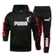 thumbnail image 3 of Conjunto de sudadera con capucha y pantalones de chándal para hombre, conjuntos de gimnasio de alta calidad, conjunto de sudadera con capucha deportiva informal para otoño e invierno, ropa de calle, 3 of 4