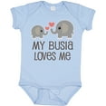 thumbnail image 3 of Inktastic My Busia Loves Me Childs Boys or Girls Baby Bodysuit, 3 of 5