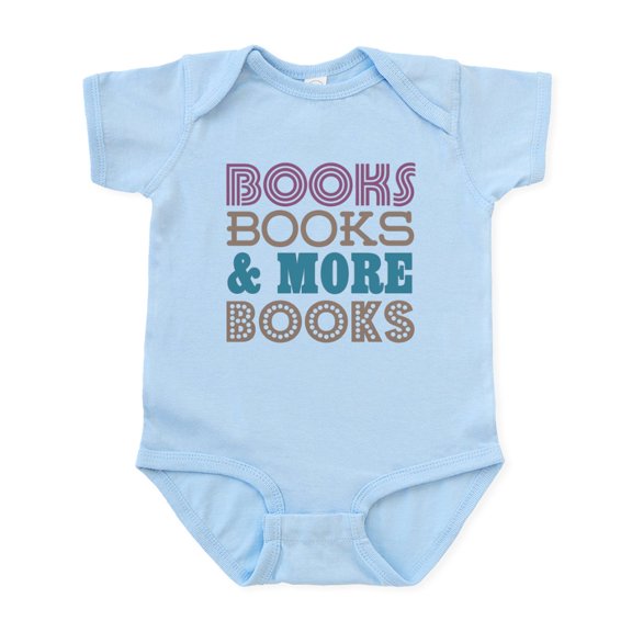 CafePress - Books And Books Body Suit - Baby Light Bodysuit, Size Newborn - 24 Months