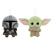 Hallmark Ornaments (Star Wars: The Mandalorian and Grogu Plush Fabric), Set of 2