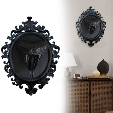 

Ygxbm Halloween Tablecloth Household Pendant Gothic Decoration Pendant Halloween Pendant Vintage Gothic Wall Art Dark Sculpture Rollback