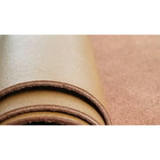 Natural Cow Leather Piece 12 X 24 Inches 2 Square Feet Approximately 0.8-1.2 MM Thickness, or 2.5 Oz