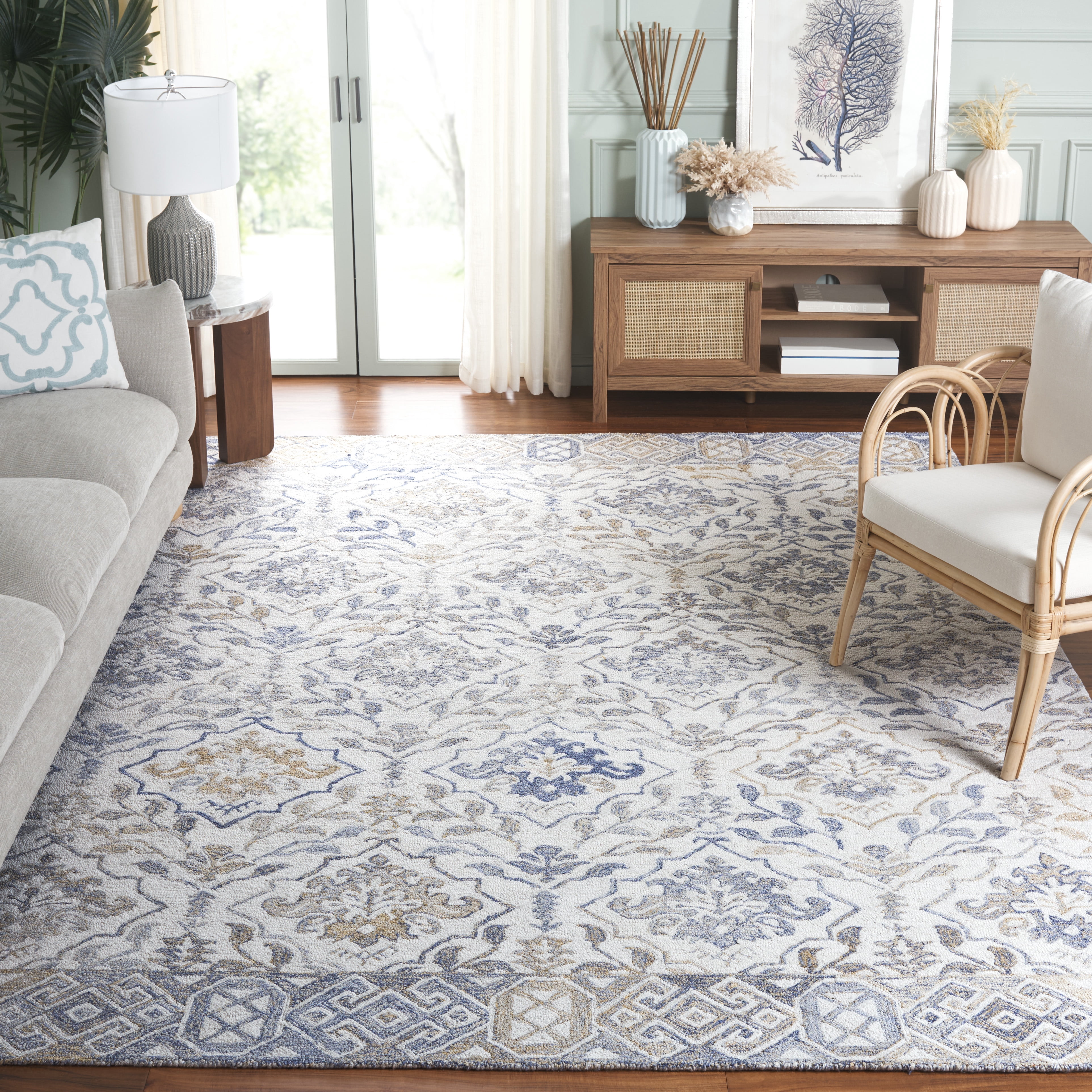 SAFAVIEH Renewal Gaila Oriental Area Rug, Beige/Gray, 3' x 5'
