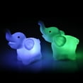 thumbnail image 5 of 2PCS Elephant-Shape LED Night Lights,RGB Color-Changing Bedside Lamp Romantic Decor Light for Bedside Bedroom Party Gift, 5 of 8