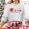 thumbnail image 5 of Funny Santa Gingerbread Christmas Shirt, Retro Candy Cane Sleigh Sweatshirt, Xmas Humor Gift, 5 of 5