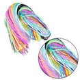 thumbnail image 3 of KAKOWELY Braided Rope 400Pcs 20 Colors Braided Rope PVC DIY Braided Cord Colorful DIY Braided String Braided Wire39.37"X0.07"X0.07", 3 of 4