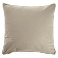 thumbnail image 2 of Ox Bay Gavin 18" x 18" Cream Solid Cotton Adult Decorative Throw Pillow, 2 of 6