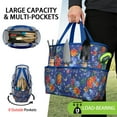 thumbnail image 2 of Garden Tool Bag,Pioneer Flower Floral Print Pattern Garden Tool Organizer,Garden Gifts,Waterproof Multi-Pocket Garden Tool Storage 11.8x5.5x11.4 Inch(Tools NOT Included), 2 of 6