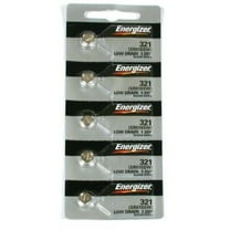 5 321 Energizer Watch Batteries SR616SW Battery Cell (5 Batteries Per Pack)