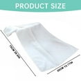 thumbnail image 3 of Oversized Microfiber Bath Towel (Bath Sheet), Extra Large Super Absorbent, Quick Fast Dry, Soft Eco-Friendly Towels for Body, Bathroom, Travel (White) 13.77x29.5", 3 of 7