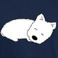 thumbnail image 3 of CafePress - Sleeping Westie Dark T Shirt - Men's Classic Graphic Cotton T-Shirt, 3 of 4
