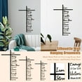 thumbnail image 2 of Metal Wall Art Decor, Black Art Wall Decor, 20 in Cross, Bible Verse Wall Art, Family Room, Balcony, 1 Pc, 2 of 7
