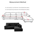 thumbnail image 4 of Sectional Couch Cover Sectional Couch Covers L Shape Sofa Cover Elastic Stretch Lounge Cover Comfortable Soft L Couch Cover Washable Furniture Sofa Protector Stretch Couch Covers for Livi, 4 of 6