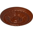 thumbnail image 3 of 28"OD x 2 3/4"P Stockport Ceiling Medallion (Fits Canopies up to 6 1/4"), Hand-Painted Firebrick, 3 of 6