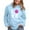 Light blue, variant on Baqcunre Valentine's Day Shirts for Women LOVE Volleyball Hoodie with Pockets for Teen Girls Female Fans Sweatshirt (Beige S-XXL), Long Sleeve Shirts for Women Graphic Tees Womens Fashion Womens Tops