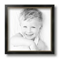 thumbnail image 2 of ArtToFrames 9" x 9" Black Square with Gold Beads Picture Frame, 9x9 inch Black Wood Poster Frame (WOM-5021), 4 Pack, 2 of 7