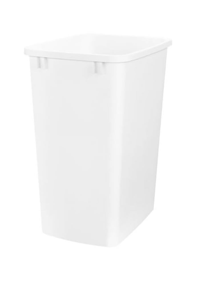 RevAShelf 35 Quart White Trash Can, Replacement Bin